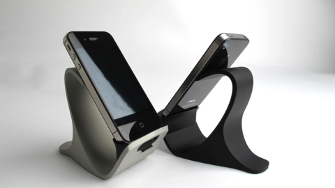 Cool CNC machined iPhone dock , designed for manufacturability