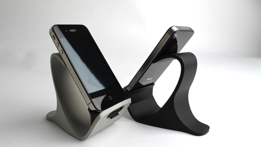 Cool CNC machined iPhone dock , designed for manufacturability